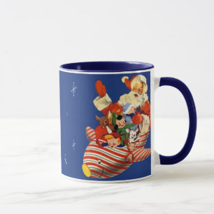 Retro Snoep Rocket Santa Drink Mok