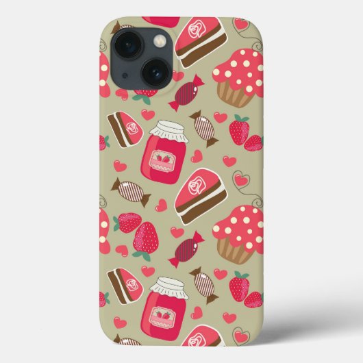 Retro Snoepjes Case-Mate iPhone Case (Achterkant)