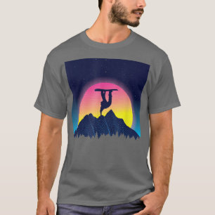 Retro Snowboard Ski Sneeuwboarder Winter Gift T-shirt