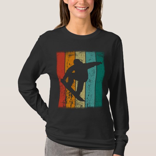 Retro Snowboard T-shirt (Voorkant)