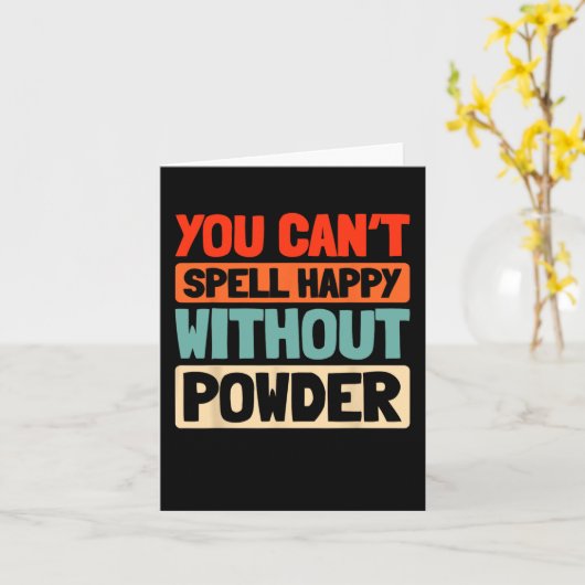 Retro Snowboard Wintersport -  Snowboarde Kaart (Gele Bloem)