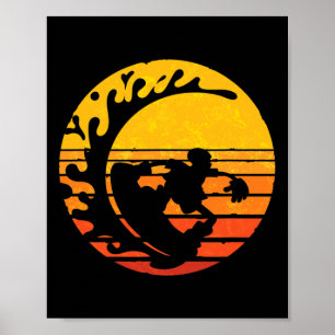 Retro Snowboarden Winter Sport Snowboarder Snowbo Poster