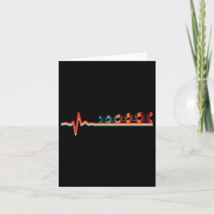 Retro Snowboarder Winter Snowboard Ekg Hea Kaart