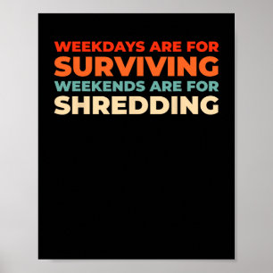 Retro Snowboarder - Wintersport  Snowboar Poster