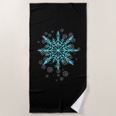 Retro Snowflake for Women Strandlaken (Voorkant)