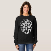Retro Snowflake Groovy Trui (Voorkant volledig)