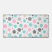 Retro Snowflakes Bureaumat (Voorkant)