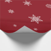 Retro - Snowflakes Cadeaupapier (Hoek)