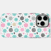 Retro Snowflakes Case-Mate iPhone Case (Achterkant (horizontaal))
