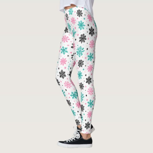 Retro Snowflakes Leggings (Links)