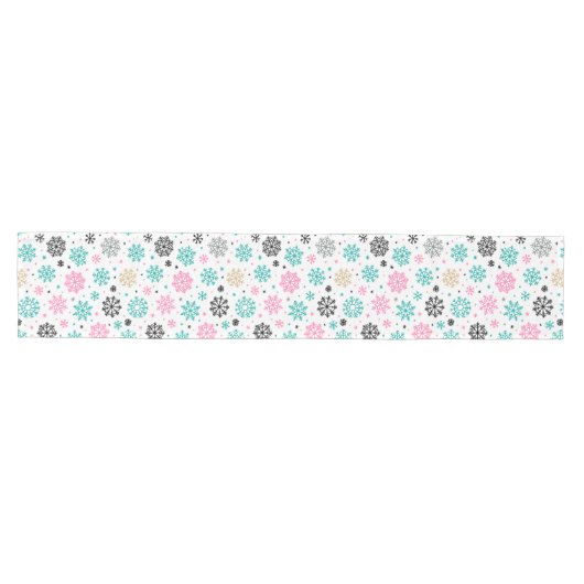 Retro Snowflakes Medium Tafelloper (Horizontaal)
