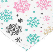 Retro Snowflakes Medium Tafelloper (Hoek)