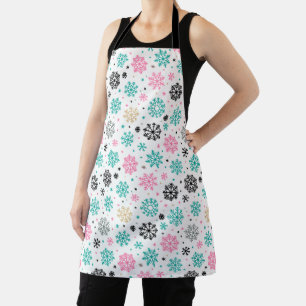 Retro Snowflakes Schort