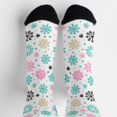 Retro Snowflakes Sokken (Top)
