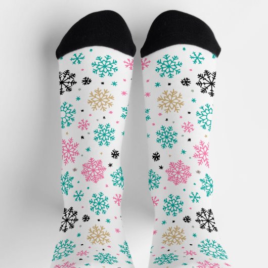 Retro Snowflakes Sokken (Top)