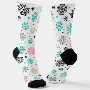 Retro Snowflakes Sokken