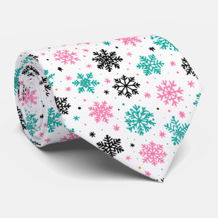 Retro Snowflakes Stropdas
