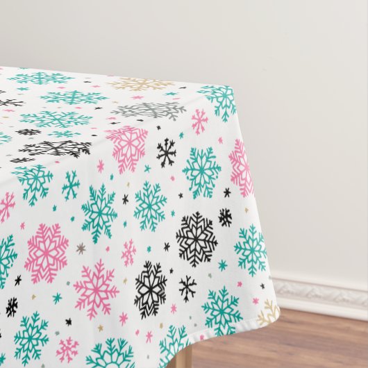 Retro Snowflakes Tafelkleed (Voorbeeld)