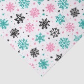 Retro Snowflakes Tissuepapier (Detail)