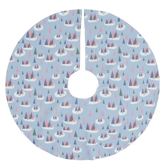 Retro  Snowy Kerstboom Rok (Voorkant)