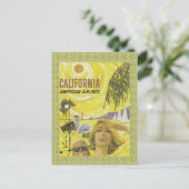 Retro So Cal Air Reizen Briefkaart (Staand voorkant)