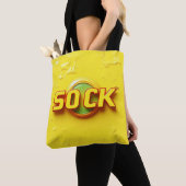 Retro "SOCK" Canvas tas – Bold Streetwear Vibes (Dichtbij)