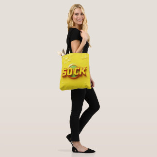 Retro "SOCK" Canvas tas – Bold Streetwear Vibes