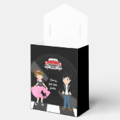 Retro Sock Hop Birthday Party Bedankdoosjes (Geopend)