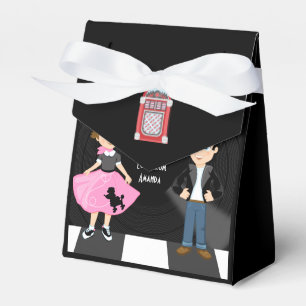 Retro Sock Hop Birthday Party Bedankdoosjes