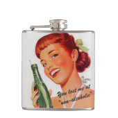 Retro Soda Ad Joke Heupfles (Voorkant)