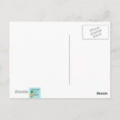 Retro Soda Fountain Briefkaart (Achterkant)