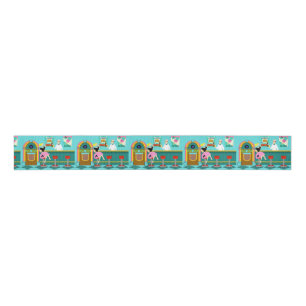 Retro Soda Fountain Ribbon Grosgrain Lint