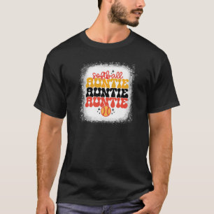 Retro Softball Eenheden softbal game Day V T-shirt
