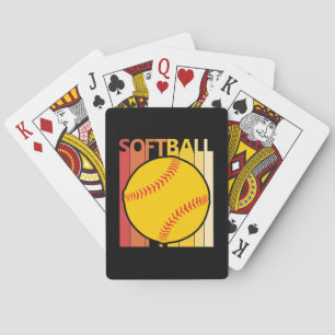 Retro Softball Pokerkaarten