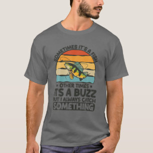 Retro soms is zijn vis soms een buzz-Fi T-shirt