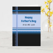 Retro Son Happy Vaderdag Kaart (Gele Bloem)