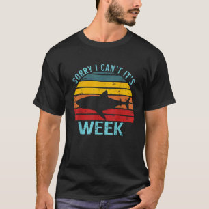 Retro Sorry dat ik het niet kan zijn week grappig  T-shirt