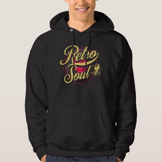 Retro Soul  Music Hoodie (Voorkant)