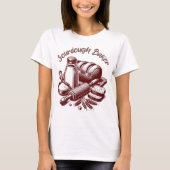  retro Sourdough Baker bakkerij T-shirt (Voorkant)