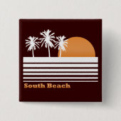 Retro South Beach Button (Voorkant)