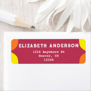 Retro Southwestern Sunrise Wedding Etiket