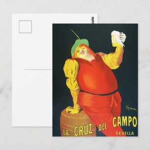 Retro Spaanse Bier Reclame Huisbar Wanddecoratie Briefkaart