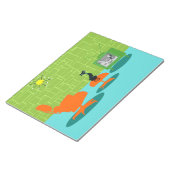 Retro Space Age Kat-laptop Notitieblok (Schuin)