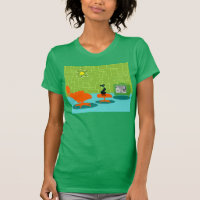 Retro Space Age Kat T-Shirt