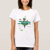 Retro Space Diner T-shirt (Voorkant)