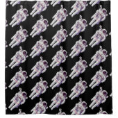 Retro Space Dreams Douche rideau (Devant)