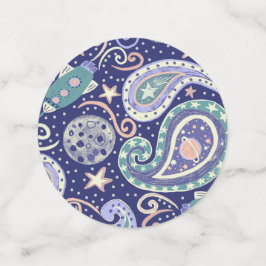 Retro Space Galaxy Design Confetti