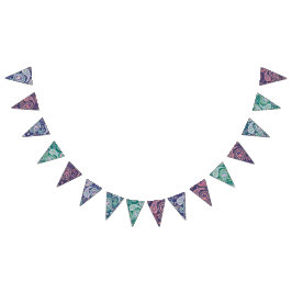 Retro Space Galaxy Design Vlaggetjes