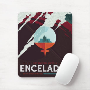 Retro Space Poster-Cassini missie naar Saturnus Muismat