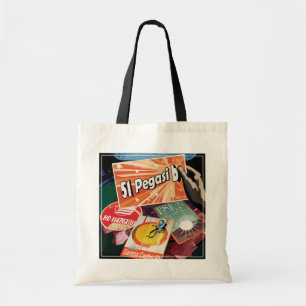 Retro Space Poster-Exoplanet Discovery 51 Pegasi B Tote Bag